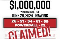 $1M Powerball Ticket Claimed Just Hours Before It Was To Expire in Indiana