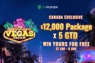 $12K Las Vegas Packages on the Line for Canadian Online Poker Players