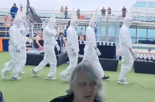 P&O Cruises Australia KKK costume