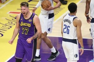Luka Doncic Mavericks Adelson Lakers