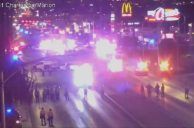 Anti-Donald Trump Protest Turns Violent As Rocks and Bottles Are Thrown at Las Vegas Cops