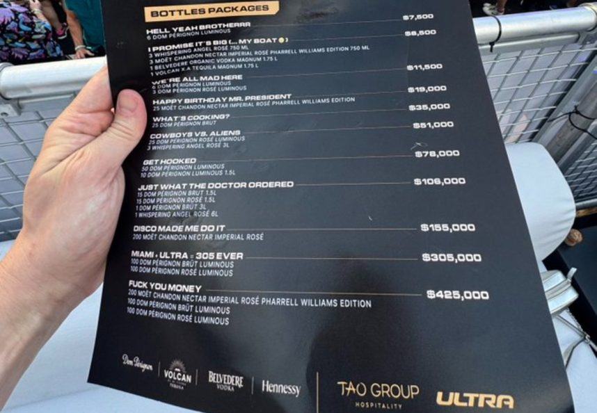 Tao Hospitality bottle service Las Vegas