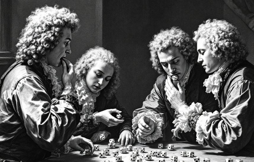 Snopes, dice swallowing, 18th-century England, illegal gambling