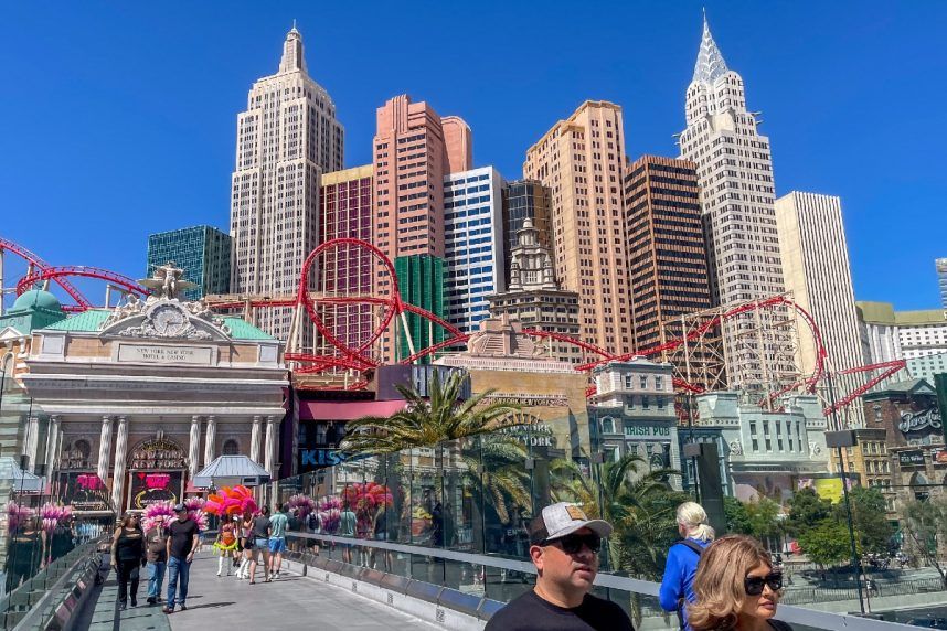 Las Vegas Strip casino revenue Nevada