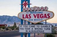 VEGAS MYTHS BUSTED: This Sign Welcomes Visitors to Las Vegas, New Mexico