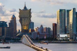 Macau casino revenue China