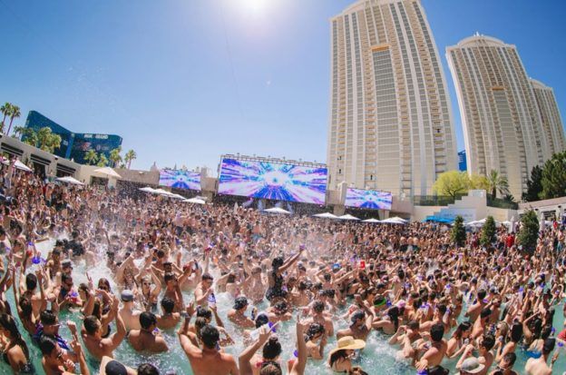 Las Vegas summer pool day club Nevada