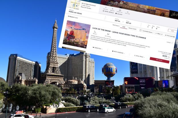 Las Vegas Strip Paris Luck of the Draw