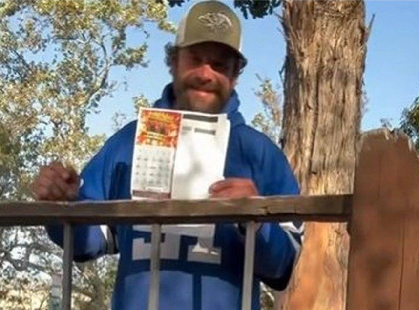 Homeless lottery winner, Armando Vidal, Scratch-off jackpot, California Lottery, Viral lottery story