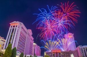 Las Vegas July 4 hotel room casino
