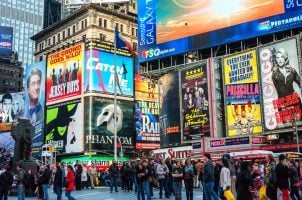 Caesars Palace Times Square Broadway jobs