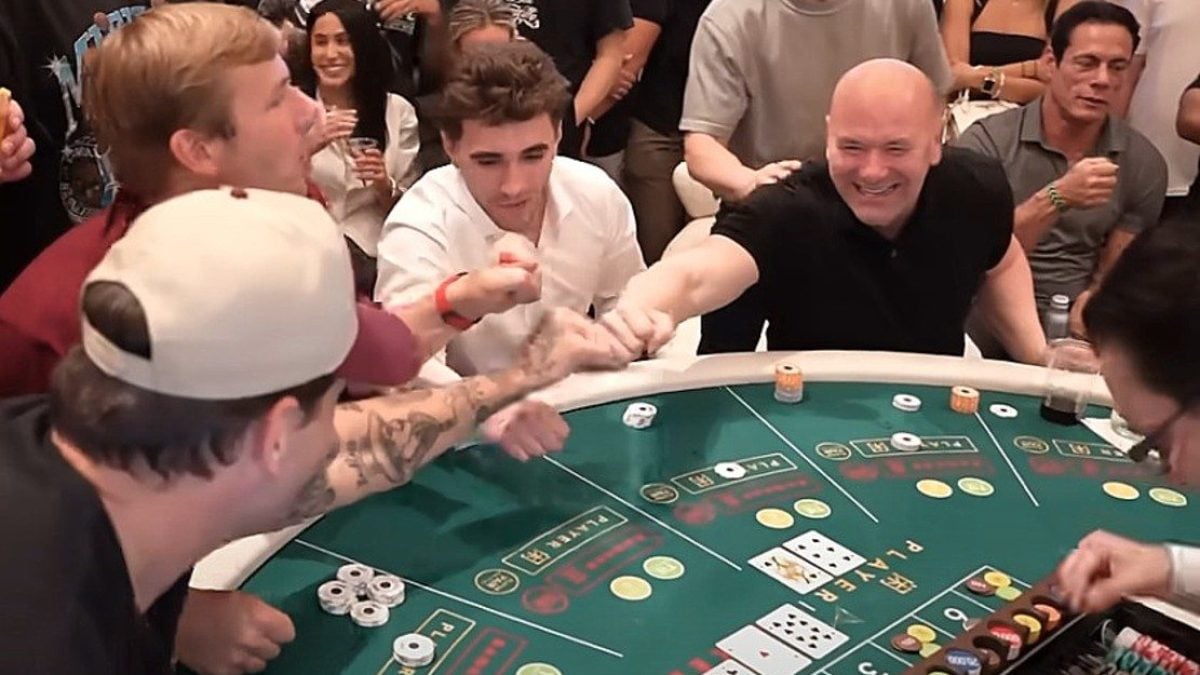 Dana White Power-Slaps Fontainebleau by Winning $1.2 Million at Baccarat -  Casino.org