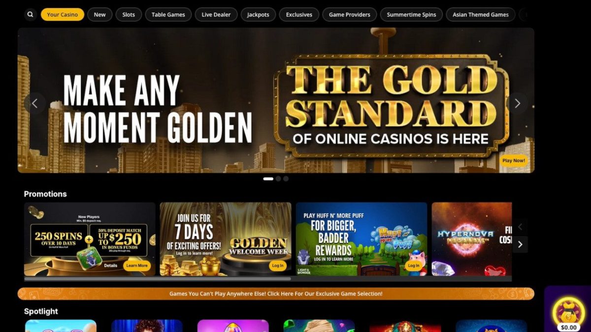 Golden Casino Review for Canadian Players