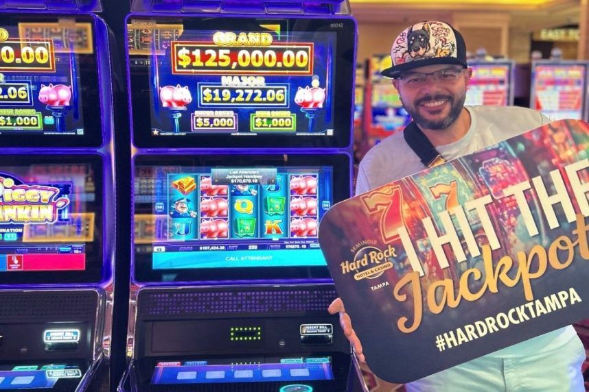 Seminole Hard Rock Tampa casino slot jackpots