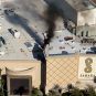 Roof Fire at Sahara Las Vegas
