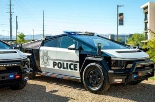 Las Vegas Tesla Cybertruck police