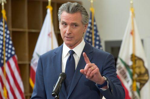 California sweepstakes ban Gavin Newsom