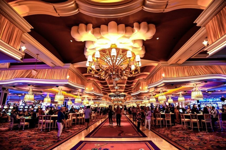 Las Vegas casino revenue Strip resort