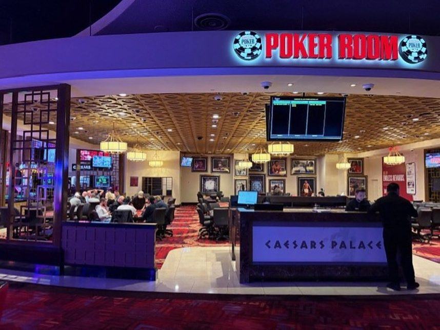 Caesars Palace Reopens Poker Room in Former Location