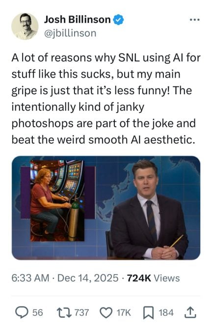 Fan outrage on Twitter