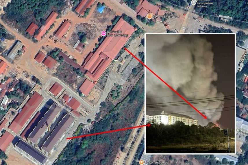 Thailand Cambodia fighting casino