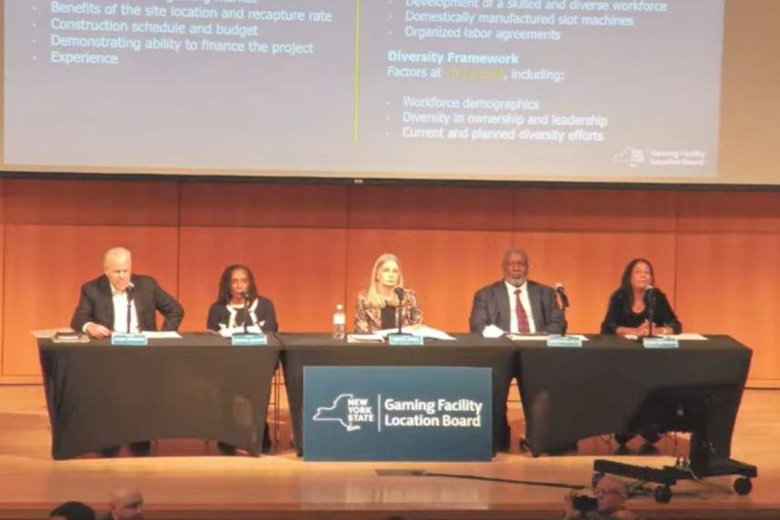 New York casinos Gaming Facility Location Board