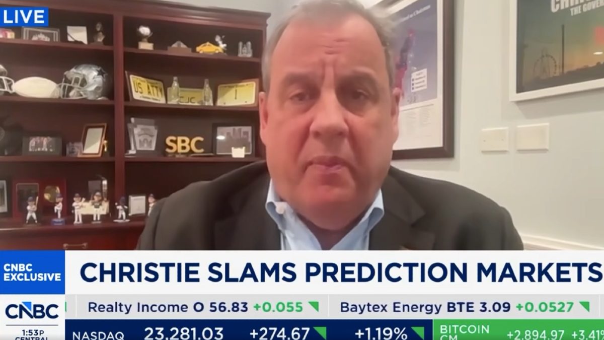 Chris Christie Joins AGA to Fight Prediction Markets