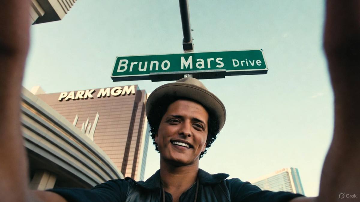 VEGAS MUSIC NEWS: Bruno Getting a Street, Plus Hilary Duff, Phish, B-52s, ACMs & More