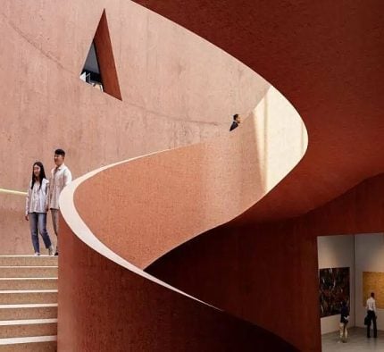 Interior view of the museum