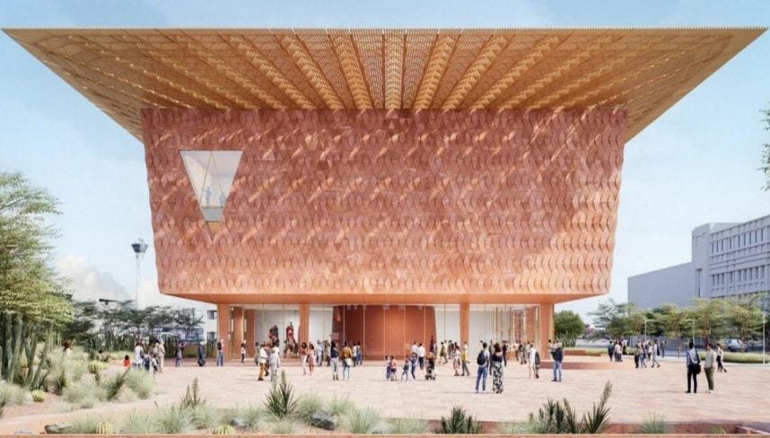 New Las Vegas Museum of Art rendering