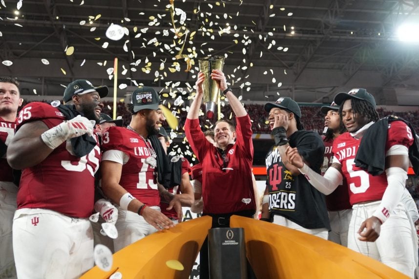 Indiana Hoosiers College Football Championship Celebration