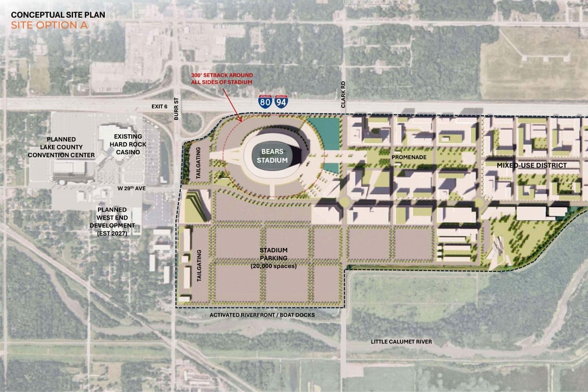 Gary Pitches Chicago Bears Stadium at Hard Rock Casino