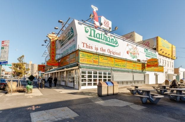 Nathan's Famous hot dog eating contest