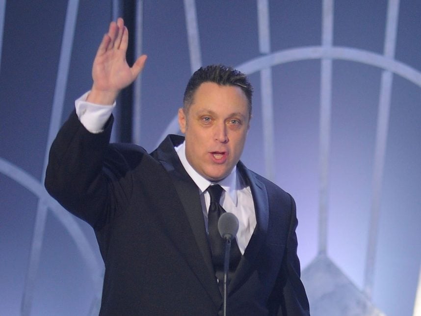 TV producer Michael Levitt at an awards ceremony