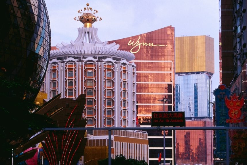 Macau gaming revenue casino GGR