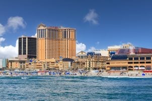 Caesars Atlantic City beach bar