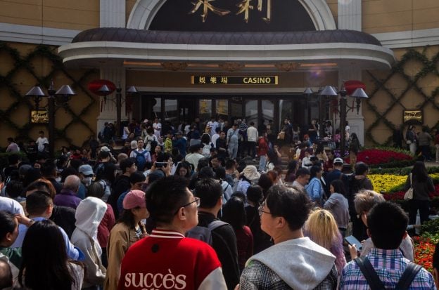 Macau casino revenue Chinese New Year