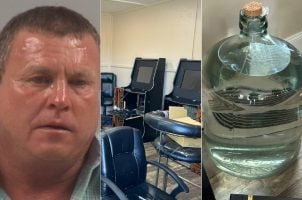 North Carolina gambling raid moonshine drugs