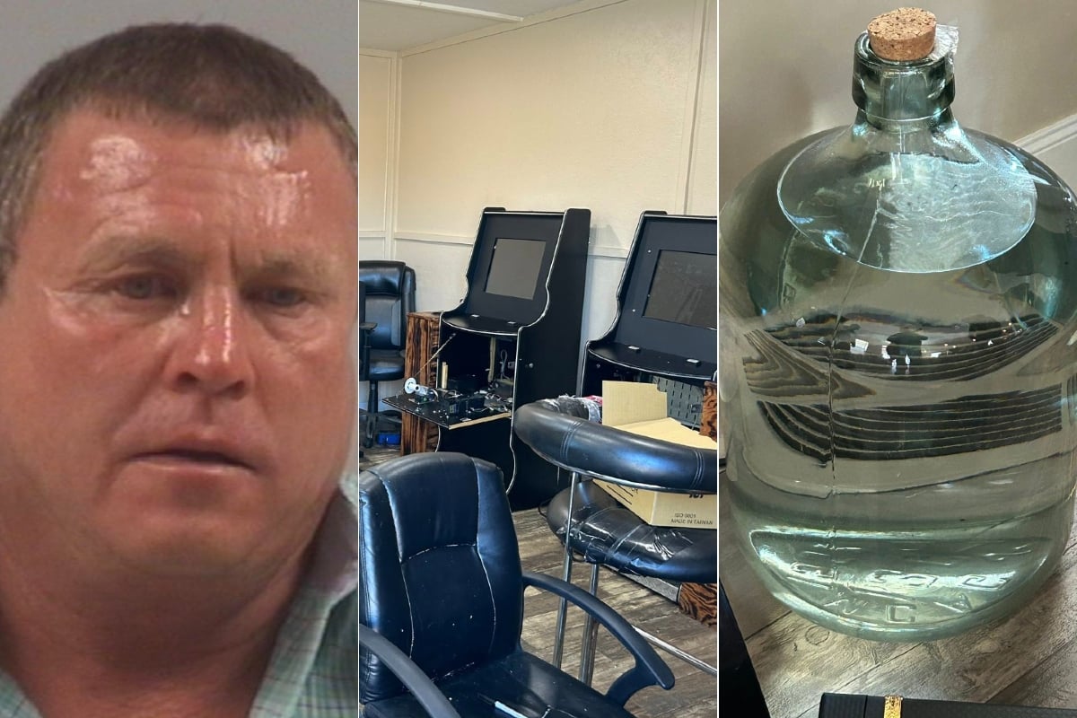 North Carolina Gambling Bust Uncovers 58 Gallons of Moonshine, Crystal Meth, Cocaine