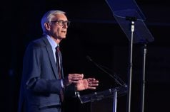 Wisconsin Gov. Tony Evers speaks during the Wisconsin Democrats 2025 Convention at Chula Vista Resort on June 14, 2025. Evers has signed tribal online sports betting into law, but he has demands before he'll sign amended Class III gaming compacts. (Image: Getty)