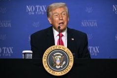 Donald Trump No Tax on Tips Las Vegas
