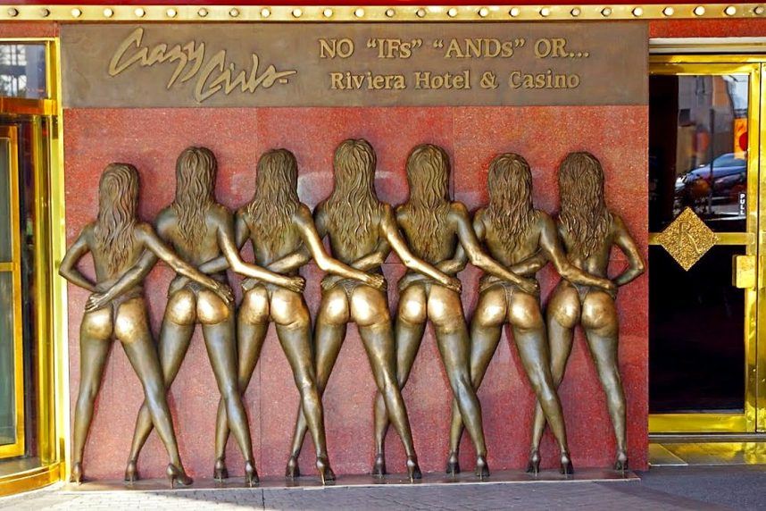 VEGAS MYTHS RE-BUSTED: One of the Crazy Girls in the Statue Was a Crazy Boy