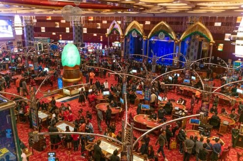 Macau casinos revenue China