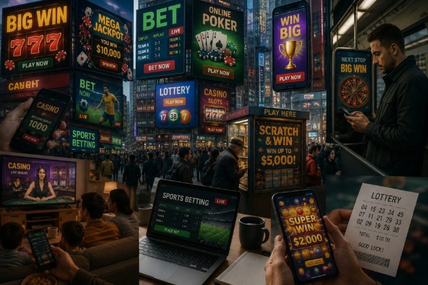 gambling disorder addiction Congress excise tax