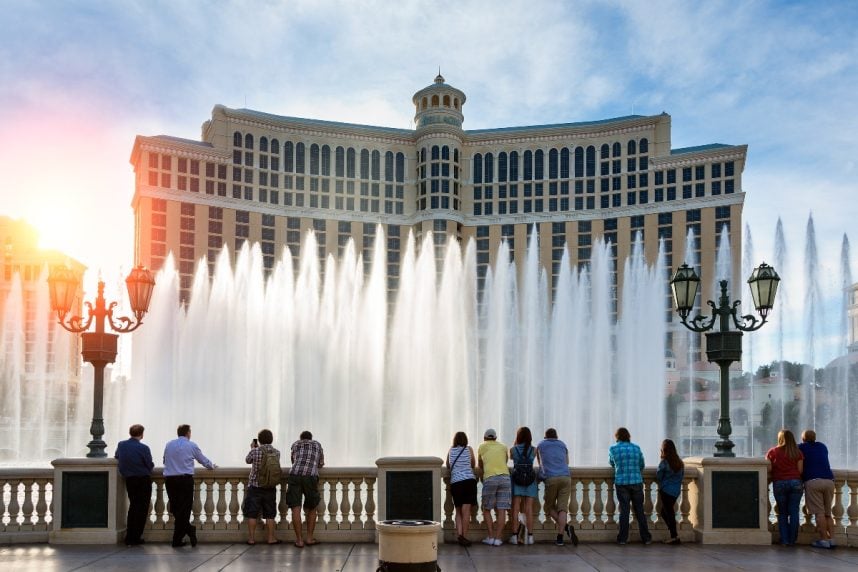 Las Vegas Strip casino revenue Nevada