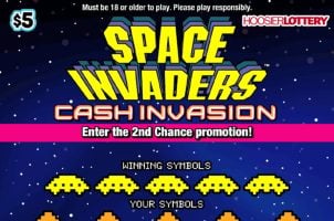 Hoosier Lottery, Space Invaders Cash Invasion, lottery error, scratch-off tickets, Indiana lottery