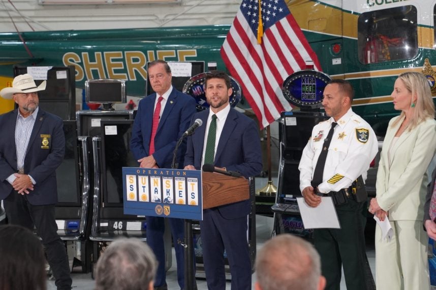 Florida illegal gambling James Uthmeier
