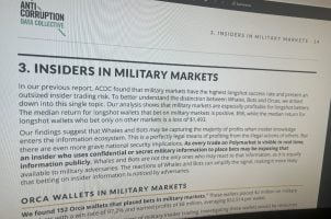 Report Warns Prediction Markets Could Tip Foreign Adversaries to Sensitive US Military Operations