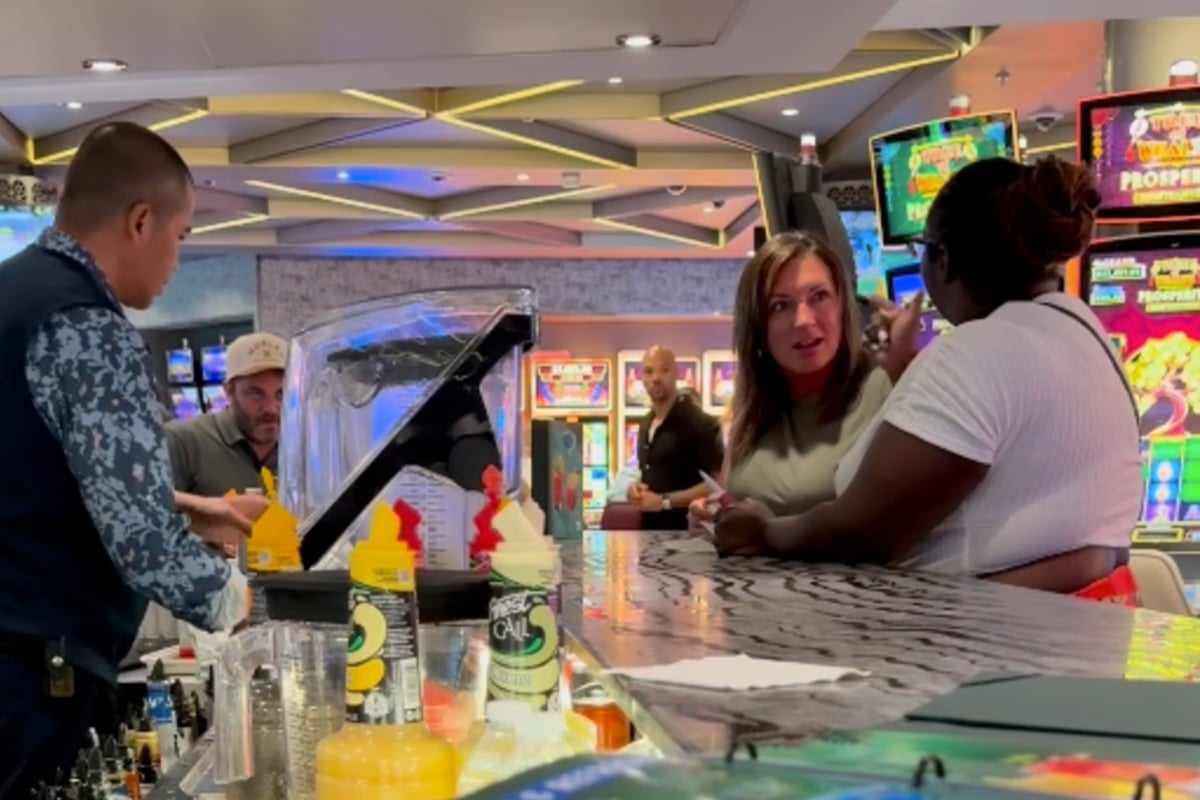 Royal Caribbean casino altercation video