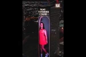 Palms Resort Transformed Its 55-Story Vegas Sign Into a Massive Guest Gallery